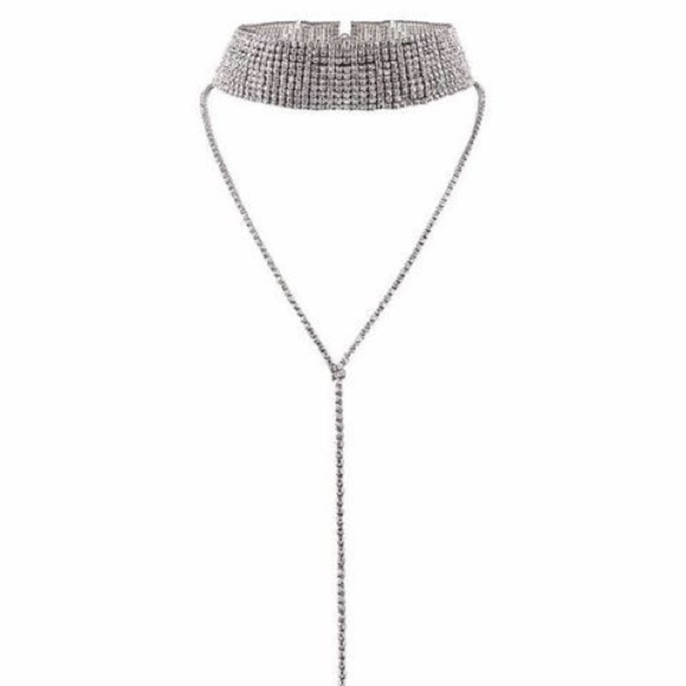 CJ CHOKER || 2 in 1 crystallized choker